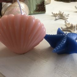 Seashell Candle Lot 