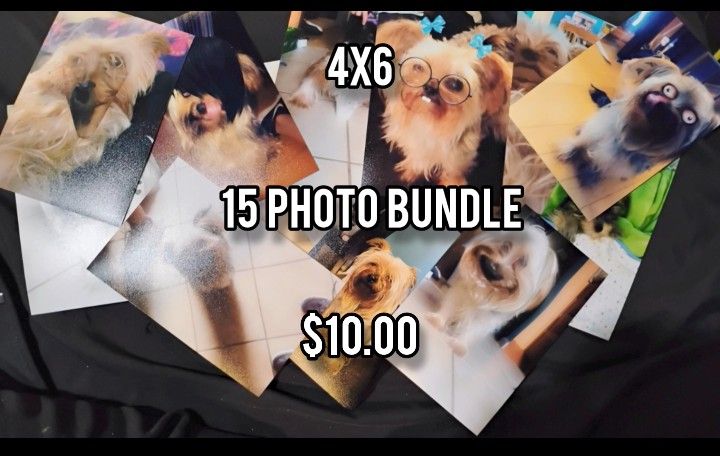 4x6 custom photos (15 photo bundle) read description for more details