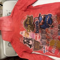 pink milly boyz hoodie 