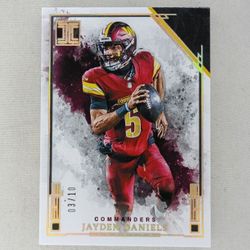 Jayden Daniels 2025 Impeccable Football Gold  03/10