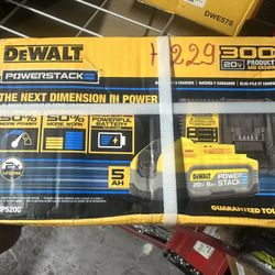 20V MAX XR POWERSTACK Lithium-Ion Battery Starter Kit with 5.0Ah Battery and Charger