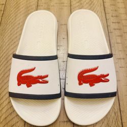 Like Brand New Lacoste Slides Slippers Shoes