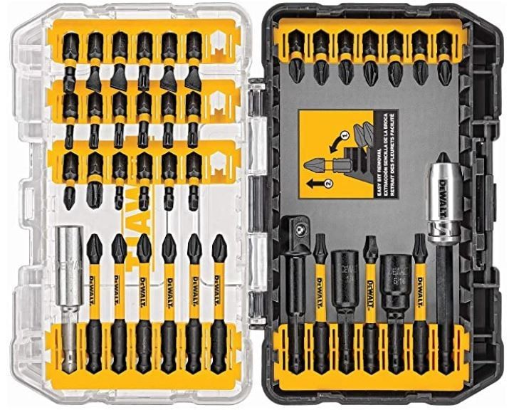 Your Go-To Kit for Most Jobs Everywhere! DEWALT Screwdriver Bit 40-Pc Set!