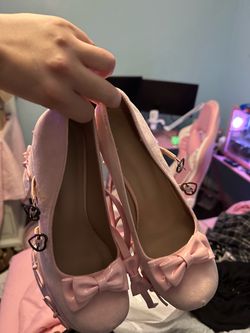 Pink heels platforms kawaii size 10 woman’s