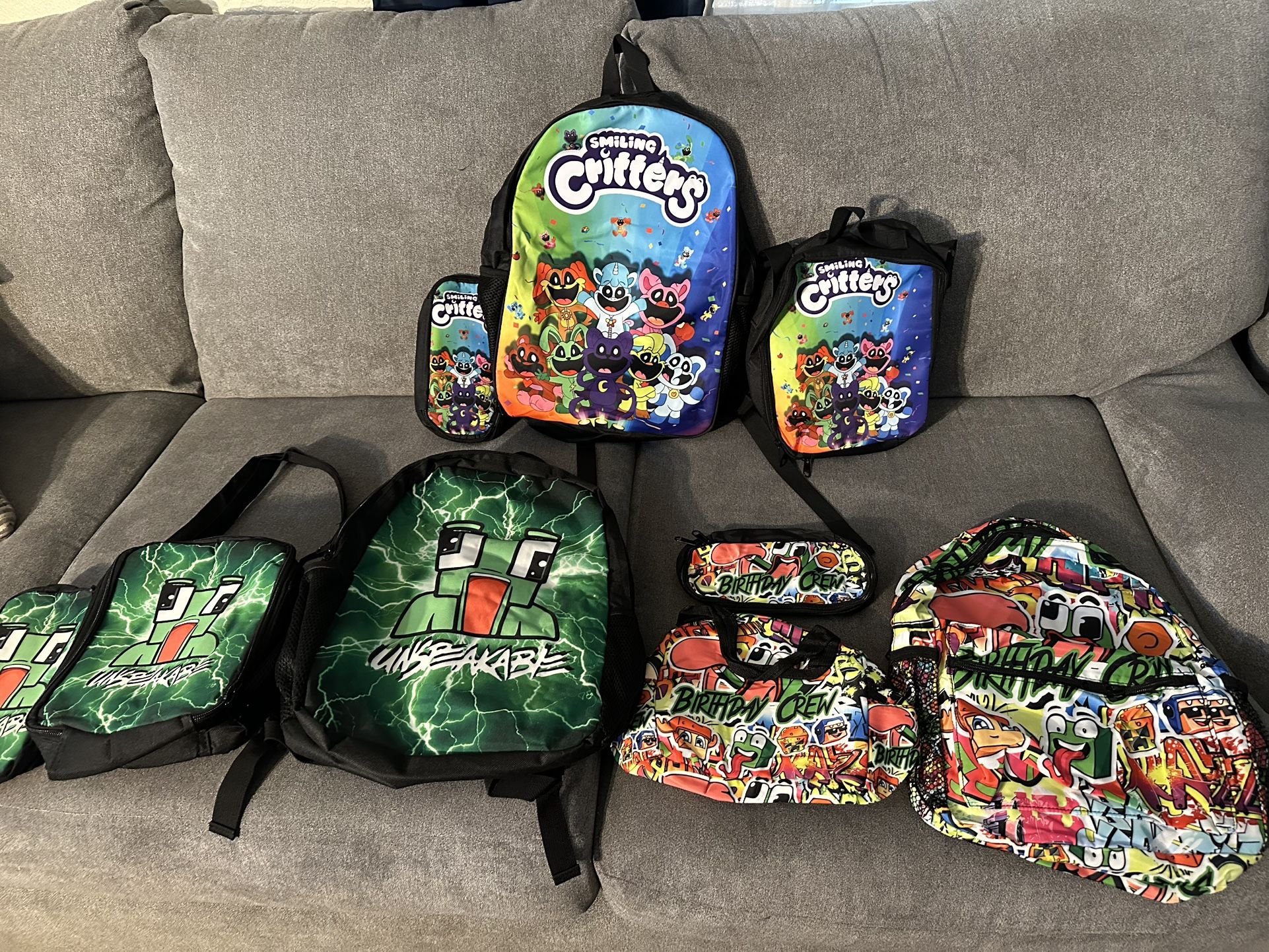New Three-Piece Backpack Sets