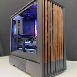 GAMING PC - Premium Wooden Case, Ryzen 5600X3D, Zotac 3080 ti OC Trinity, 1TB M.2, 32GB Ram, 850 gold Rated PSU