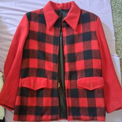 Vintage Buffalo Wool Plaid Jacket