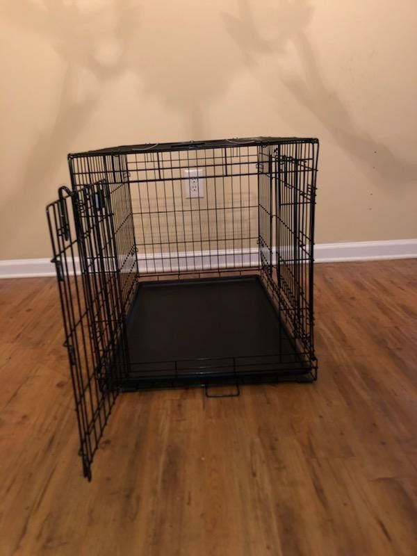 Top Paw 36 Double Door Folding Crate For Dogs 41 70 Lbs For Sale