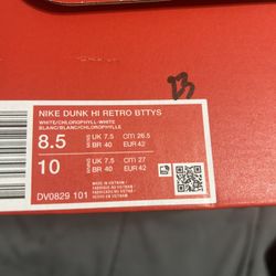 Nike Dunk High Retro BTTYS Chlorophyll 