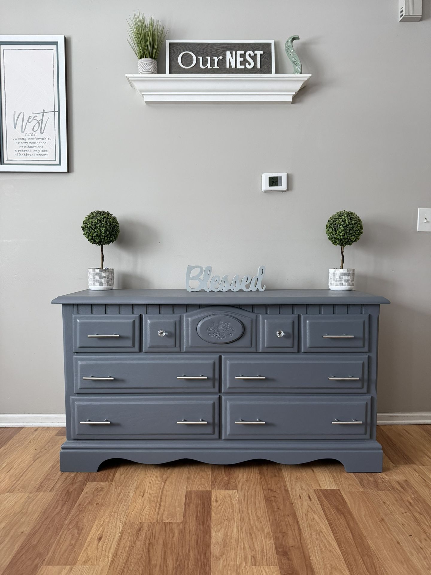 ✨🩶Beautiful Solid Oak Dresser🩶✨