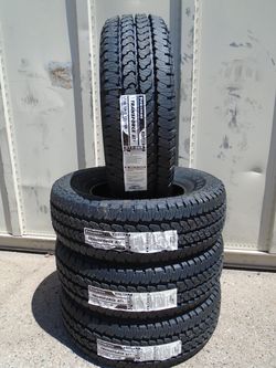 LT 265/70/17 New Firestone Transforce AT All Terrain 10 Ply Tires