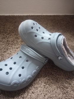 Gray Crocs Size 3