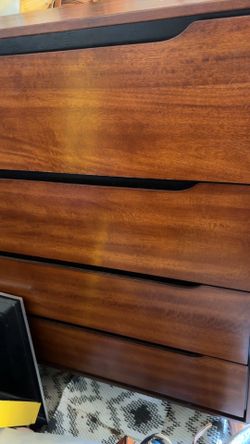 Solid wood dresser