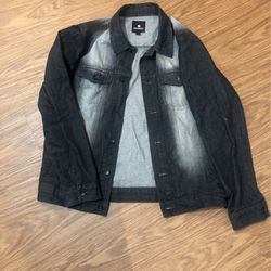 Black & Grey Jean Jacket