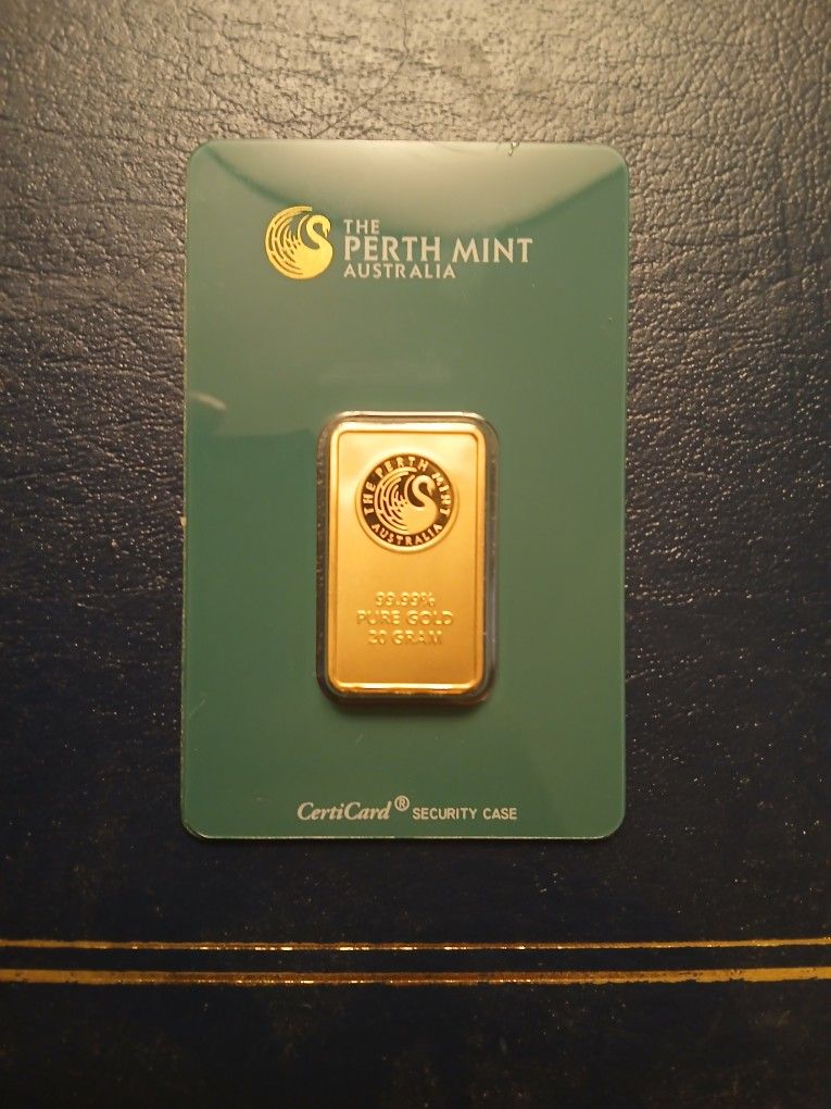 20g. Perth Mint Gold in Assay (see description
