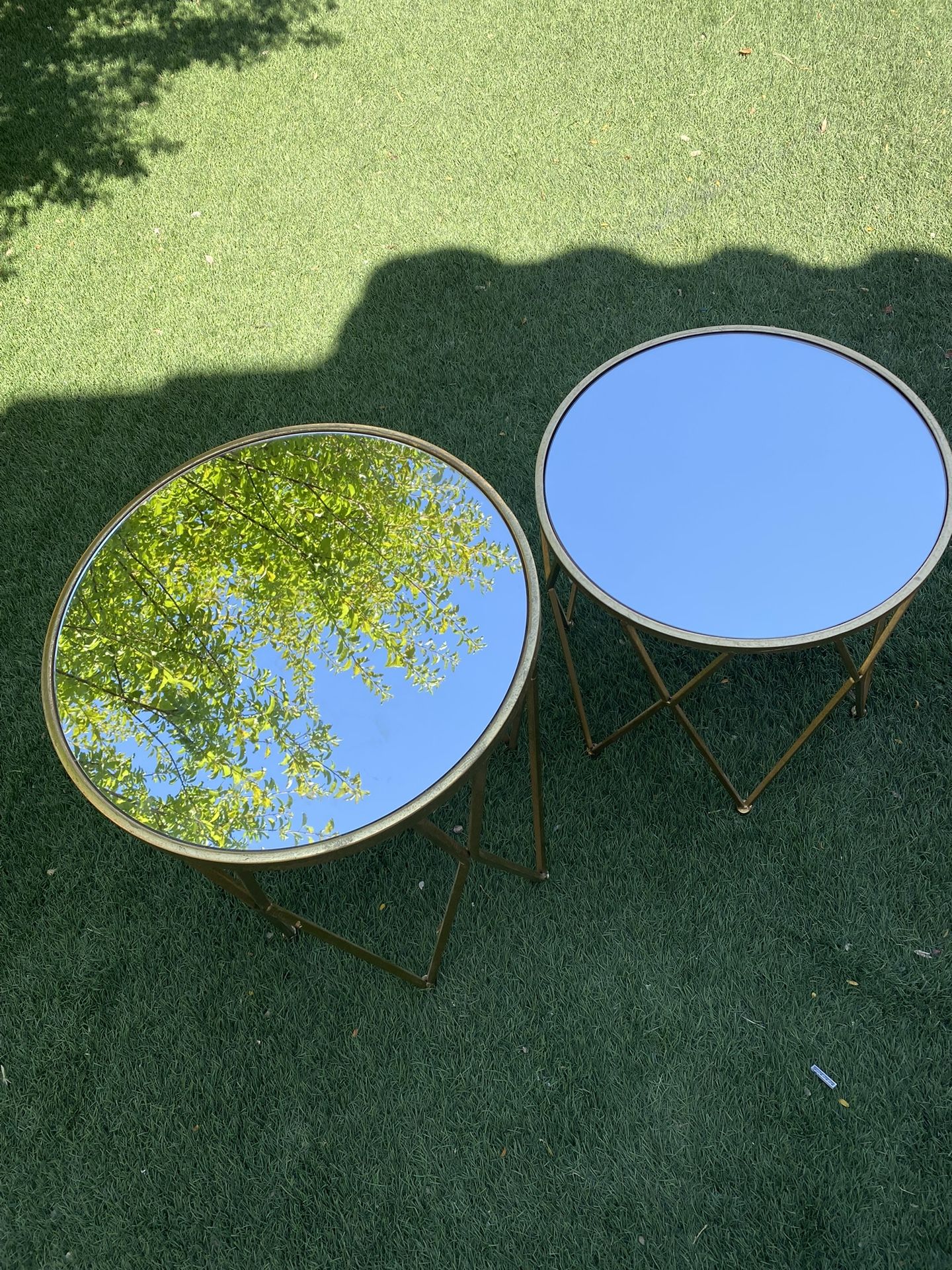 2 End Tables Sold Together $50