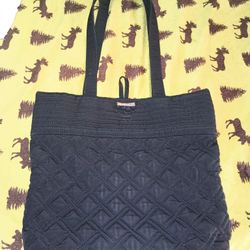 Large Vera Bradley Black Tote/Purse