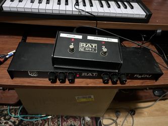 Rat RD2R2 Rackmount Unit W/ RFS2 Footswitch