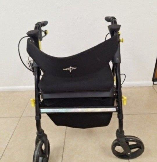 Premium Empower Folding Mobility Rollator Walker with Memory Foam Seat