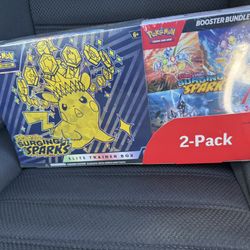 Surging Sparks ETB Booster Bundle 2 Pack