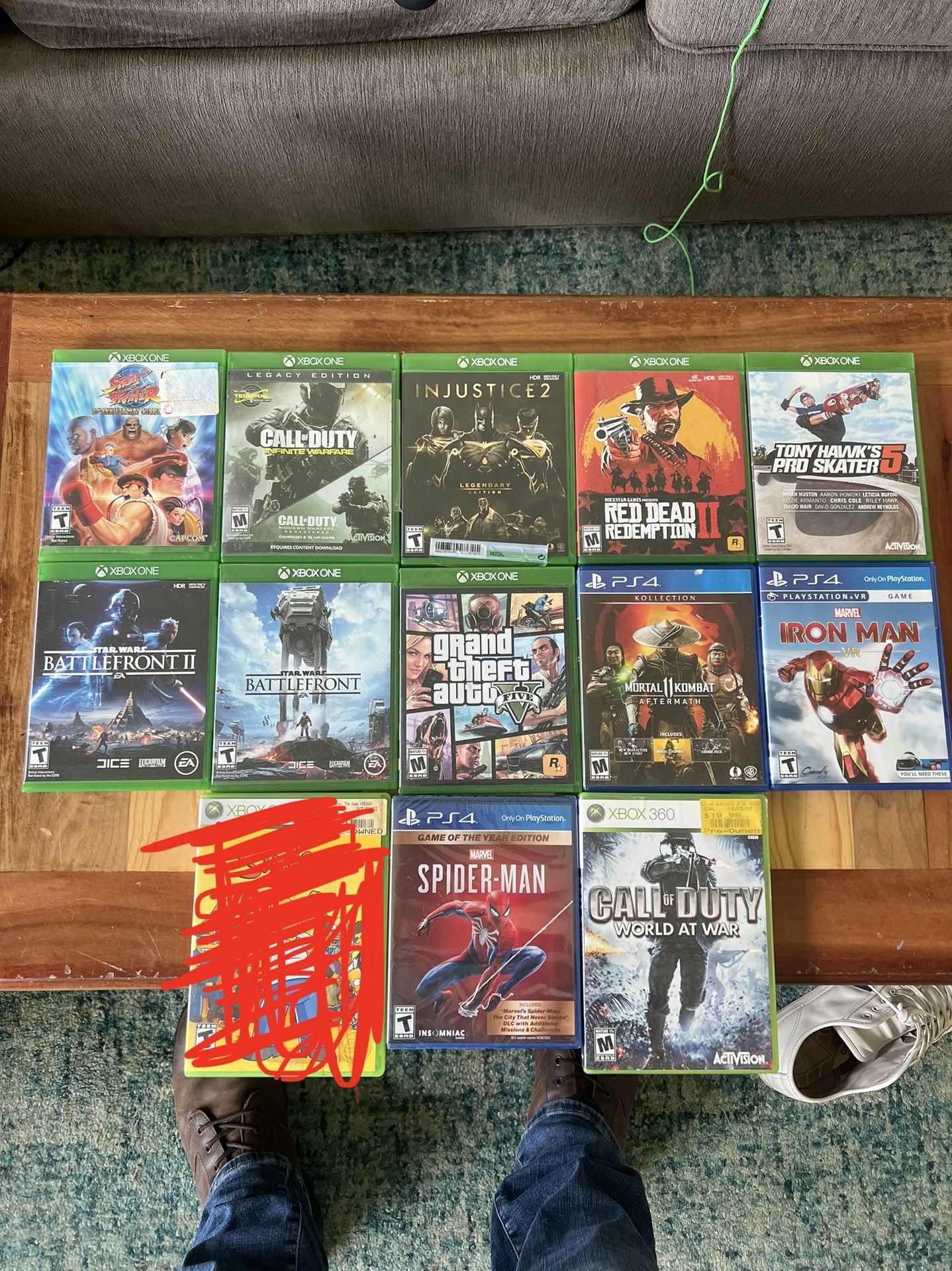 Xbox And PS4 Game Lot