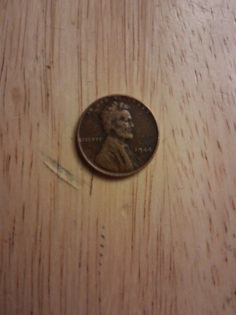 1944 No Mint Mark Wheat Penny