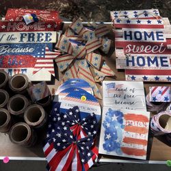 Red White & Blue Supplies