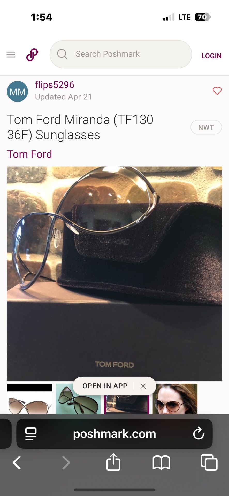 Tom Ford Sunglasses 