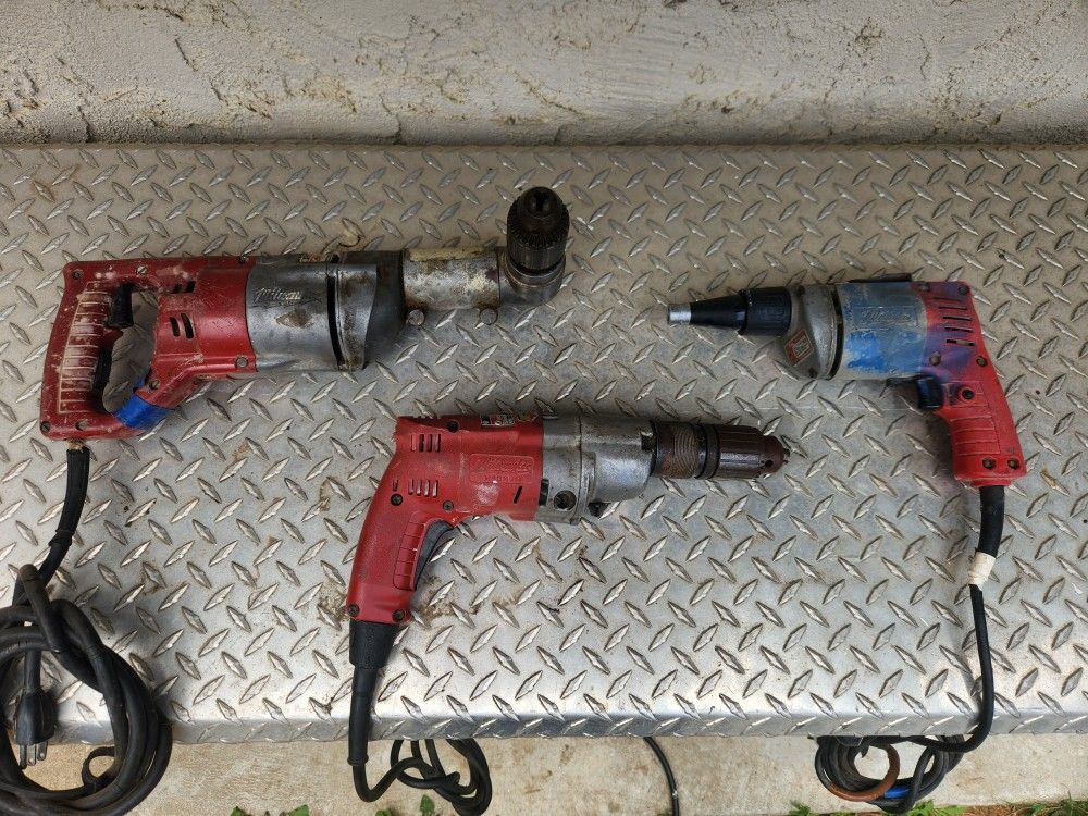 Milwaukee Corded Heavy Duty Drills