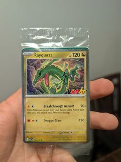 Pokemon XP / Worlds Promo Rayquaza & Energy Cards