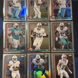 NFL Topps Chrome Dolphins