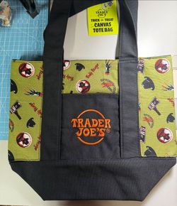 Trader Joe's Halloween Trick-or-Treat Canvas Tote Bag
