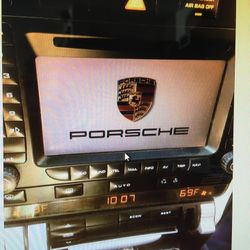 Used Porsche 2005 Cayenne stereo- = for parts