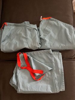 Scrub Pants Lot of 3 Light Blue