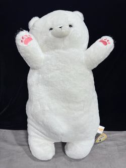 White Super Soft Cuddly Polar Bear Plush