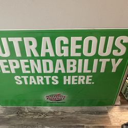 Interstate Battery Sign 