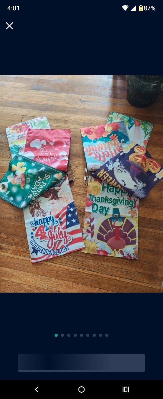 Garden Flag Seasonal Set