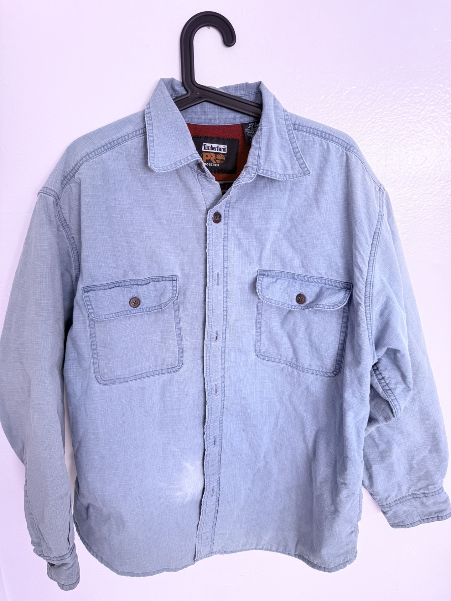 Timberland PRO Series Red Fleece Jacket Men’s Workwear Zip-Up