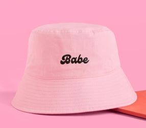 Brand New Pink Babe Bucket Hat