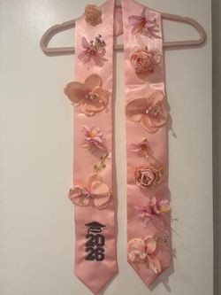 Sash for graduation Lai with rhinestones