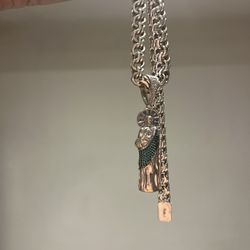 Chino Link Chain With San Judas Pendant 