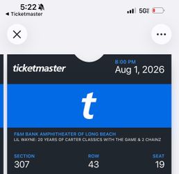 Lil wayne Long Beach tix