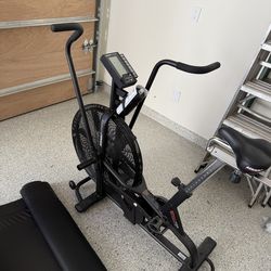 Assault Fitness Bike and Mat