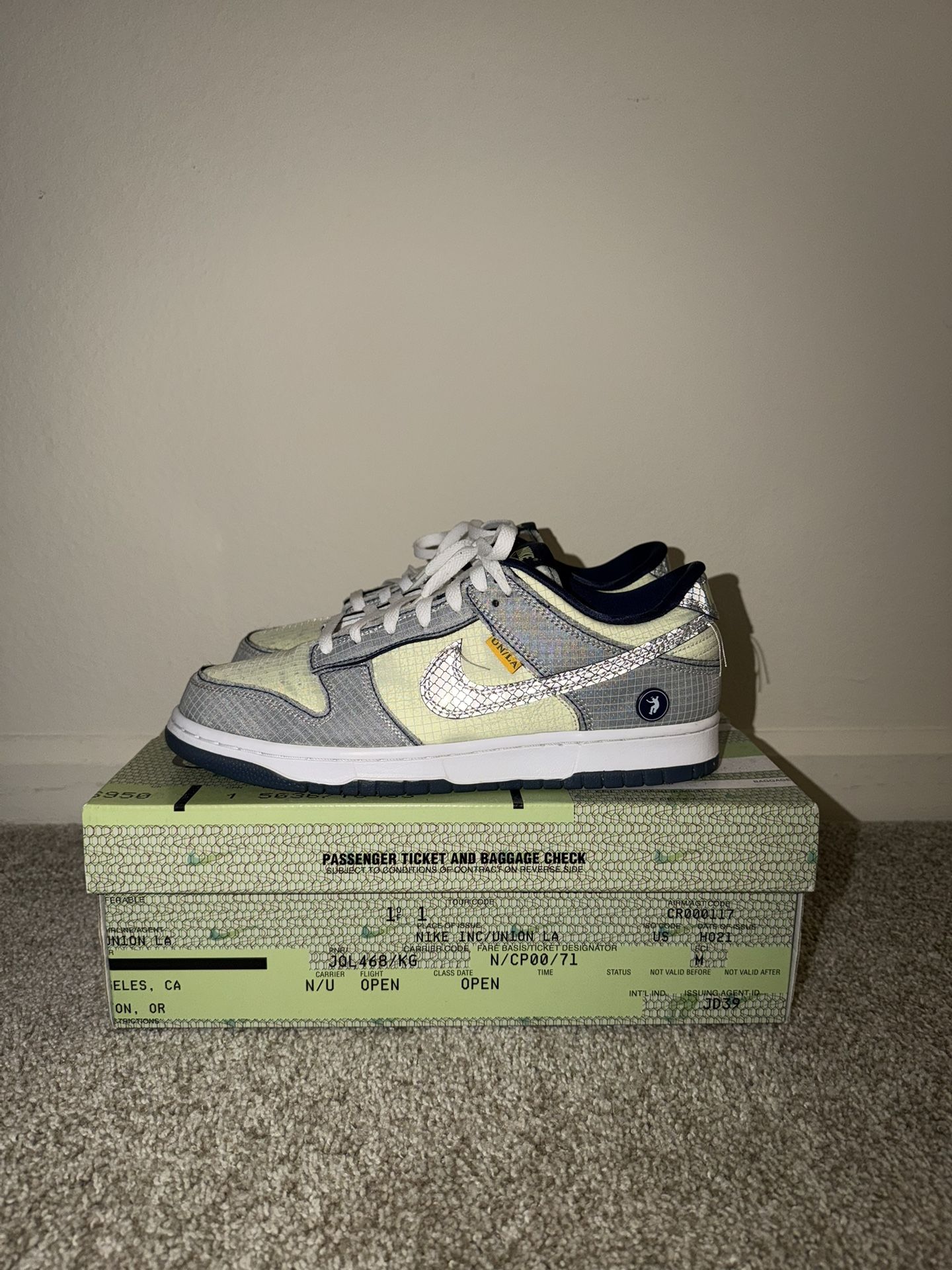 Union LA x Nike Dunk Low Pistachio