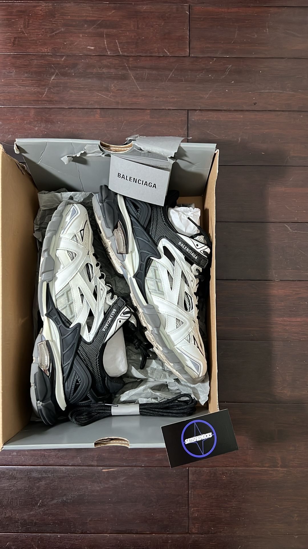 Balenciaga Track Runner White Black