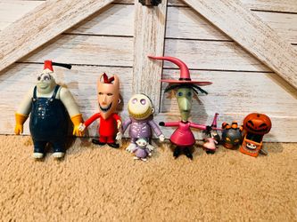Original Nightmare Before Christmas Action Figures, Set Of 10