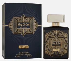 Dubai King Of Oud Eau de Toilette Spray for Men, Regular Size 3.4 fl oz