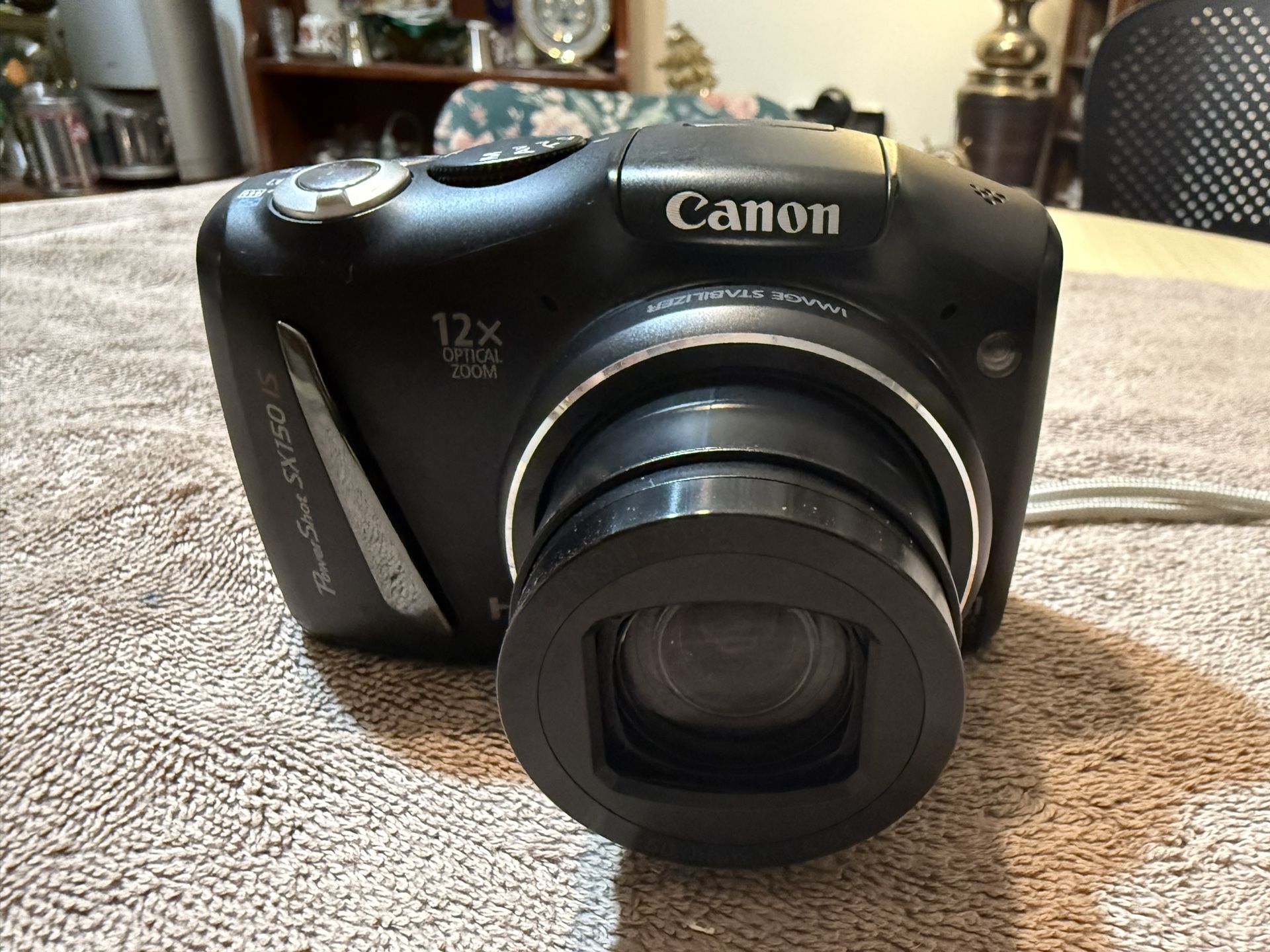 Canon PowerShot SX150 IS 14.1MP Digital Camera - Black