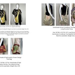 Beautiful Handmade Tote & Crossbody Bags!
