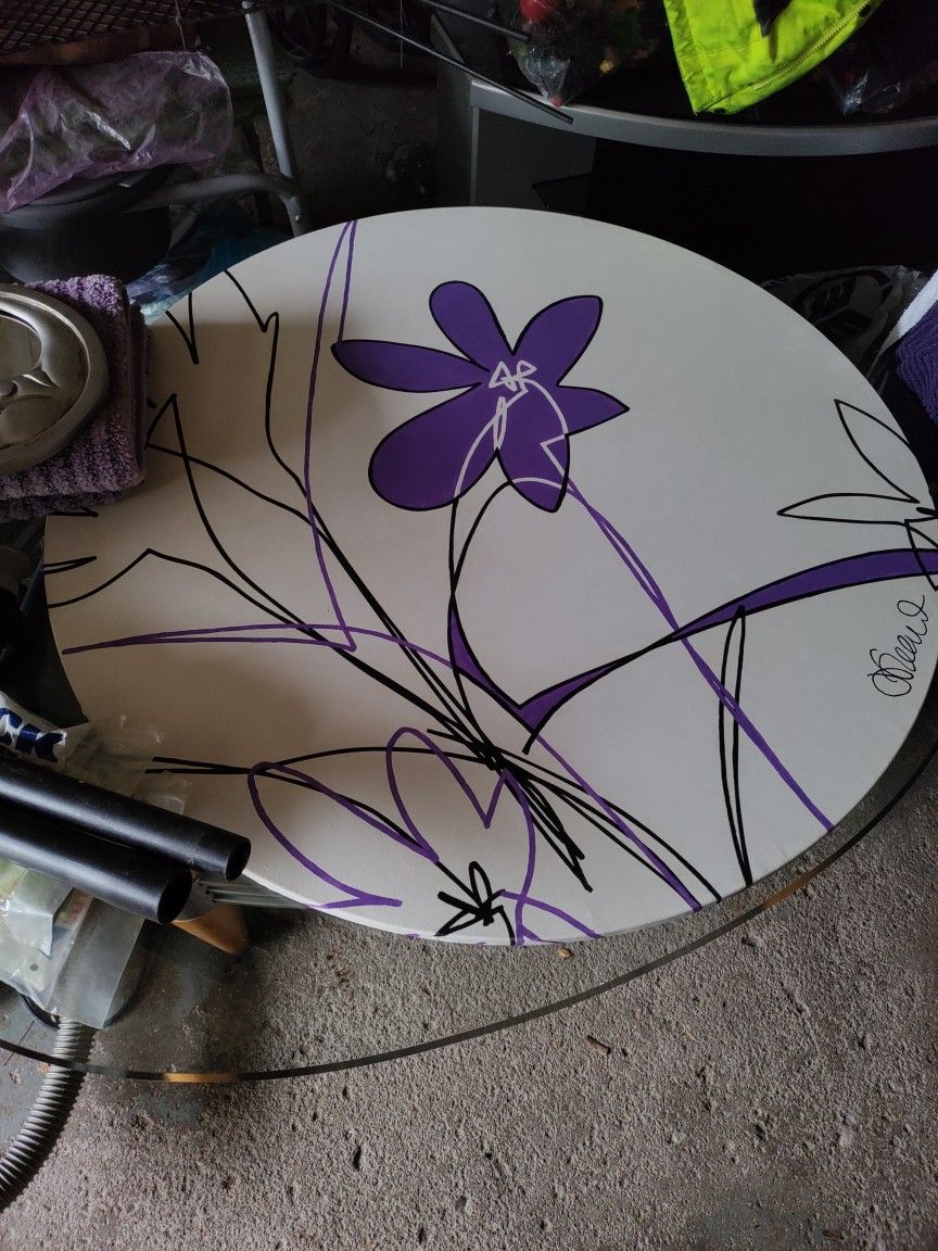 Round Canvas Wall Art
